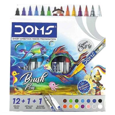 DOMS BRUSH PEN 14 RENK KOD:8137 