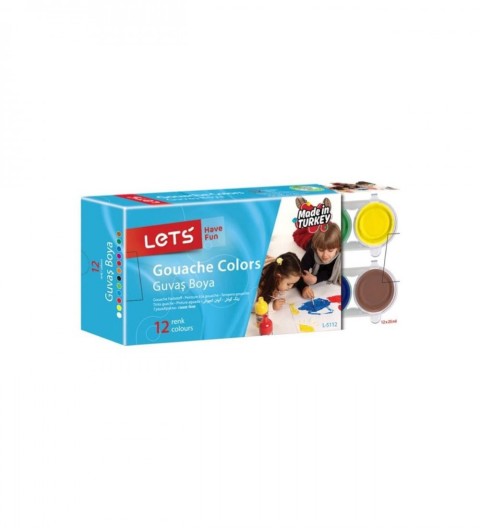 LETS GUAJ BOYASI 12 RENK 25 ML. / L-5112