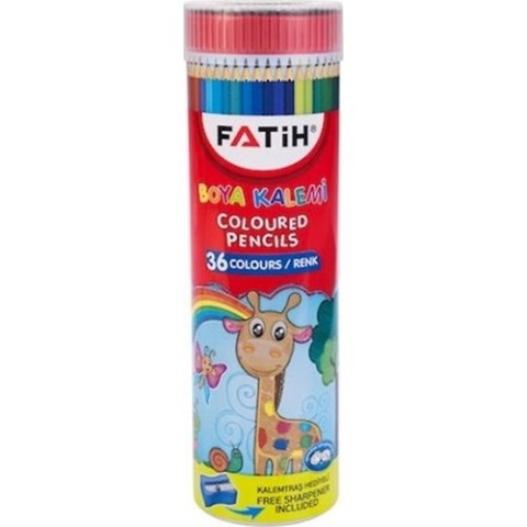 FATİH BOYA KALEM 36 RENK TAM BOY TÜP
