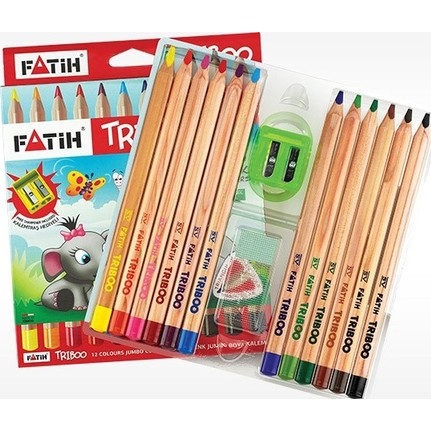 FATİH BOYA KALEMİ 12Lİ TRIBOO NATUREL