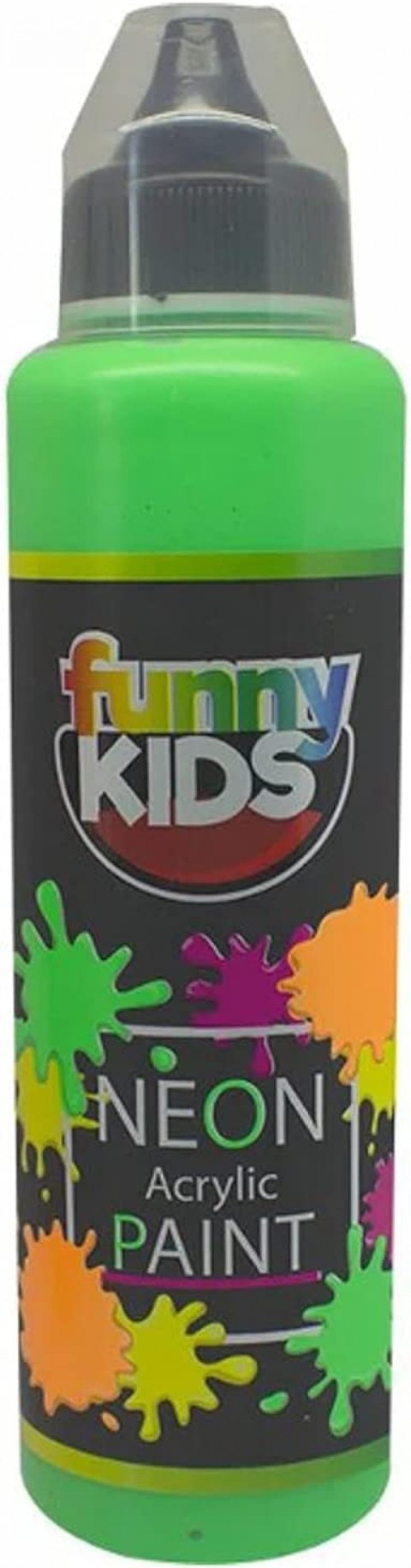 FUNNY KIDS AKRİLİK BOYA 500CC NEON YEŞİL 