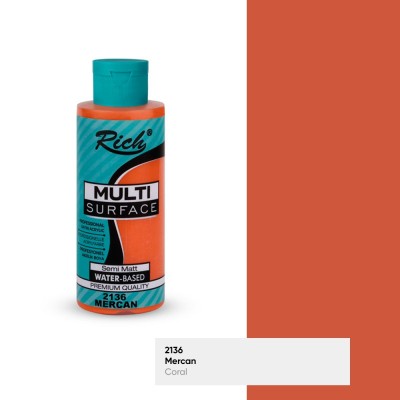 RİCH AHŞAP BOYASI 120 CC NO:2136