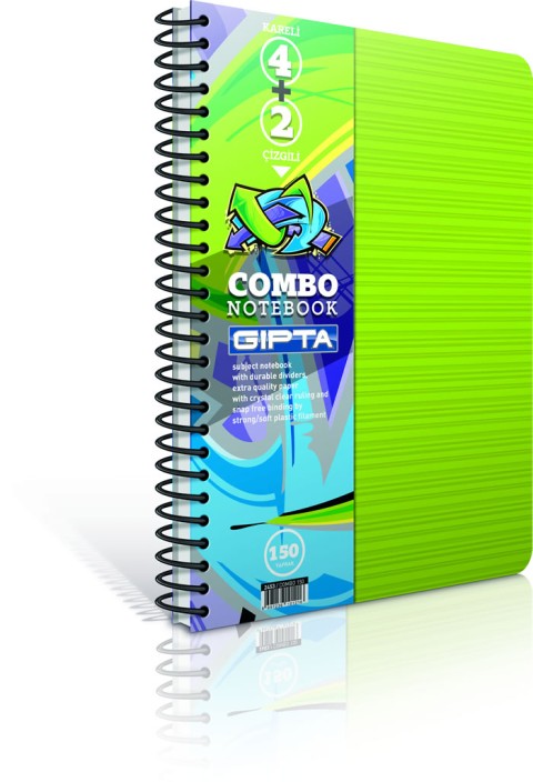 GIPTA COMBO 210 YPR SERERATORLU ÇİZGİLİ DEFTER