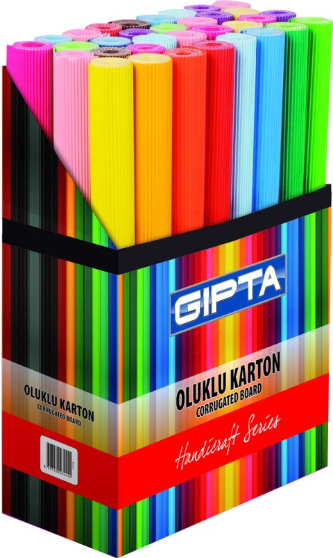 GIPTA OLUKLU KARTON KARIŞIK RENKLER