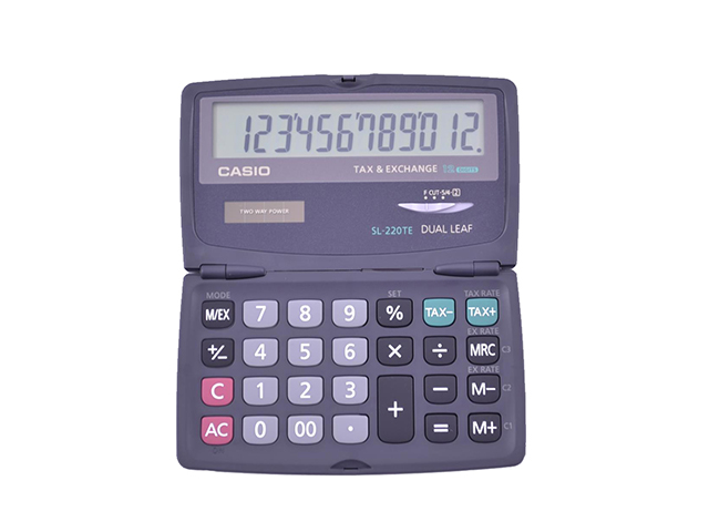 CASIO SL-220TE HESAP MAKİNASI 