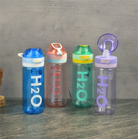 H2O POLİKARBON MATARA 650 ML