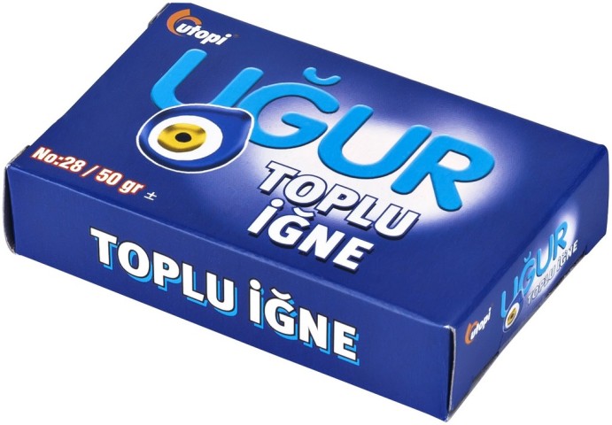 UĞUR TOPLU İĞNE 28 MM 50 GR 