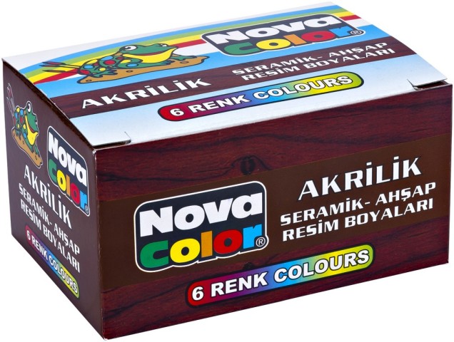 NOVA COLOR AKRİLİK BOYA 6 RENK 
