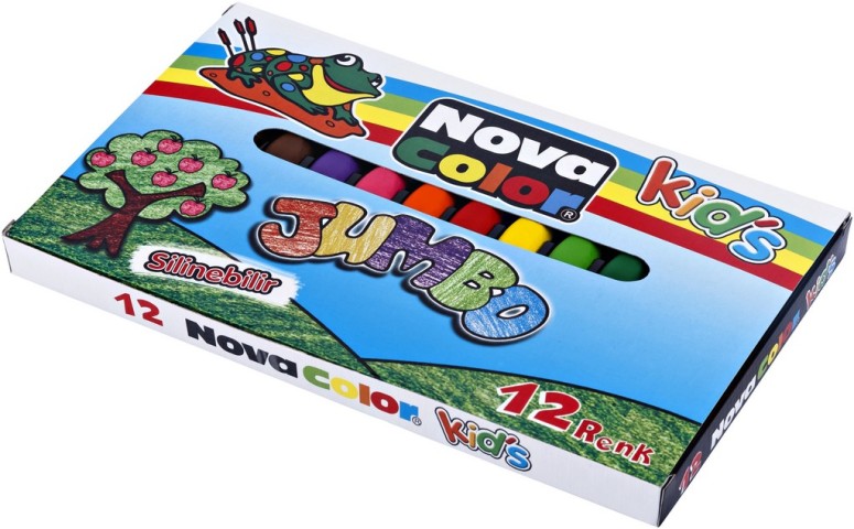 NOVA COLOR MUM BOYA JUMBO 12 RENK