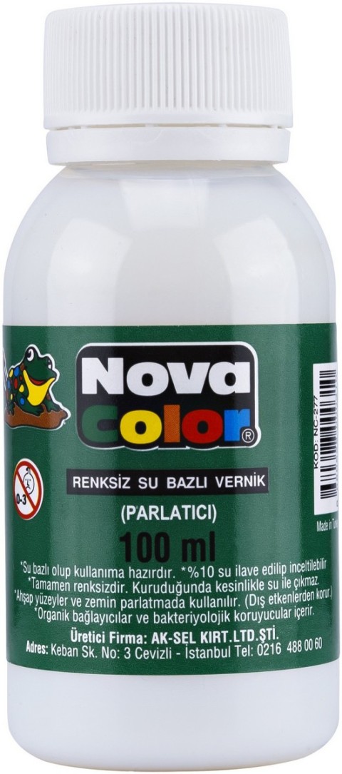 NOVACOLOR RESİM VERNİĞİ 100 CC