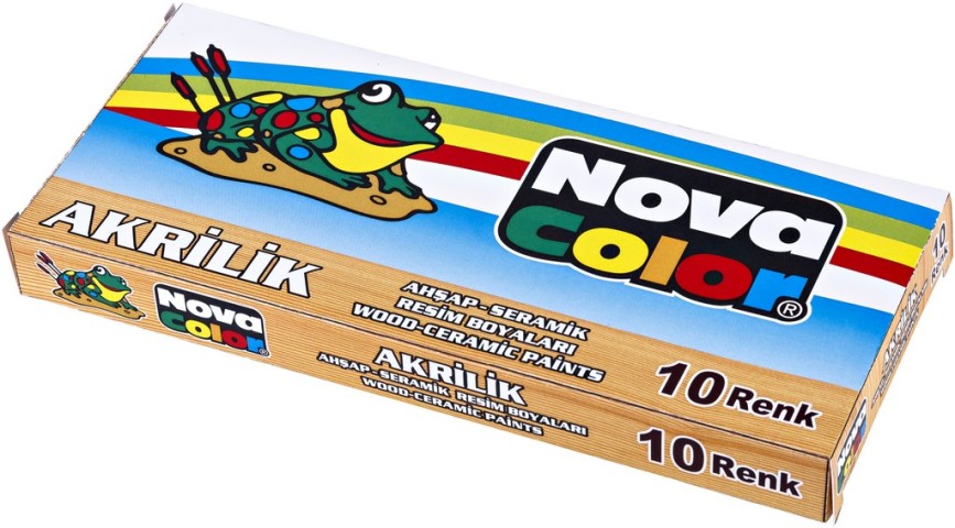 NOVA COLOR AKRİLİK BOYA TÜP 10 LU 7 GR  NC-287