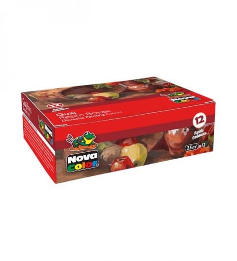 NOVA COLOR GUAJ BOYA 12 LI ŞİŞE NC-461