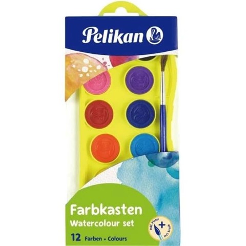 PELİKAN SULUBOYA 12 RENK KÜÇÜK BOY P-701242