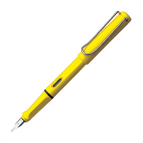 LAMY SAFARI DOLMA KALEM METAL KLIPS M UC SARI