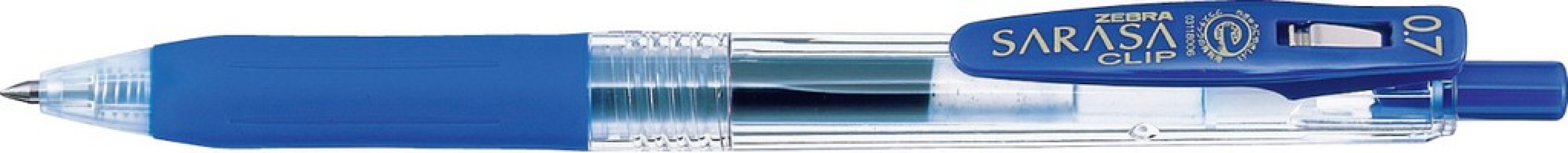 SARASA ROLLER CLİP JEL BASMALI 0,7mm  MAVİ 