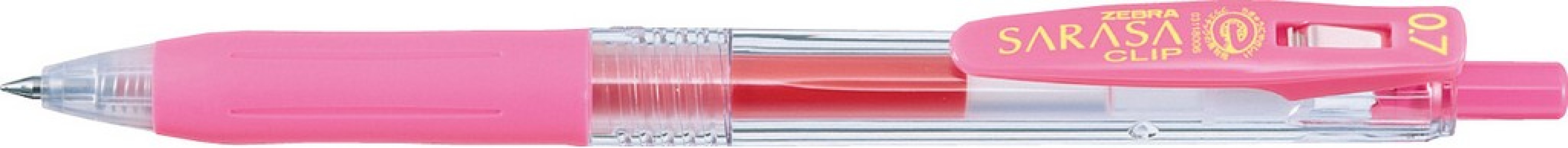 SARASA ROLLER CLİP JEL BASMALI 0,7mm  PEMBE