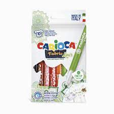 CARİOCA KEÇELİ KUMAŞ  BOYA KALEMİ 10 LU 42909