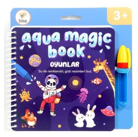 LİNO AQUA MAGİC BOOK OYUNLAR SİHİRLİ BOYAMA KITABI