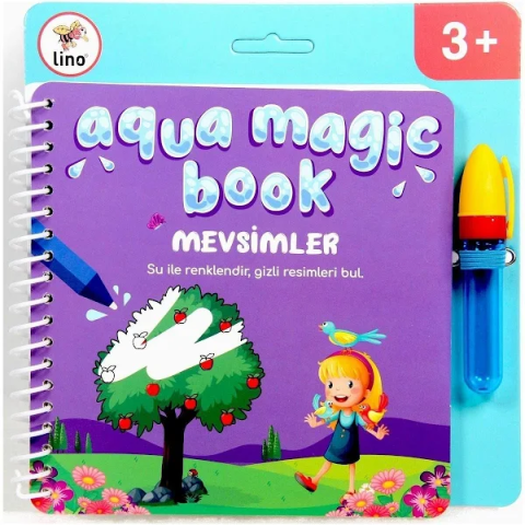 LİNO AQUA MAGİC BOOK MEVSİMLER BOYAMA KITABI