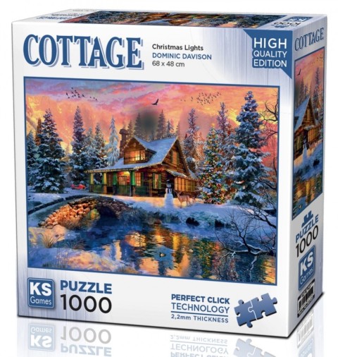 KS PUZZLE 1000 CHRİSTMAS LİGHTS 20720