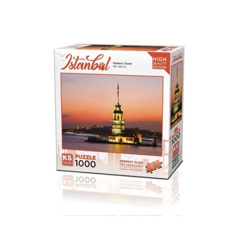 KS PUZZLE 1000 KIZ KULESİ GÜN BATIMI 20729 