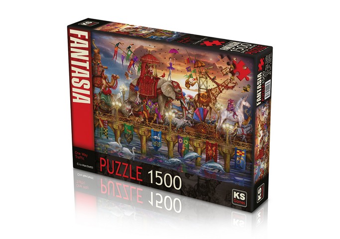 KS PUZZLE 1500 ONE WAY TRAFFİC 22003