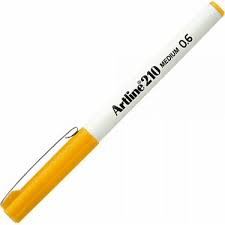 ARTLİNE 210N KEÇE UÇLU YAZI KALEM 0.6MM SARI