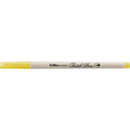 ARTLİNE SUPREME BRUSH UÇLU KALEM FOSFORLU SARI