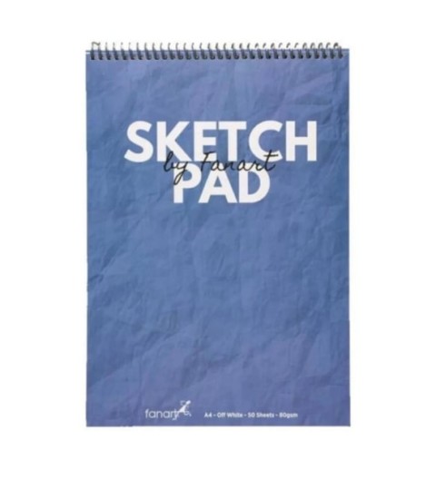 FANART ACADEMİ SKETCH BOOK A4 MAVİ 80GR 