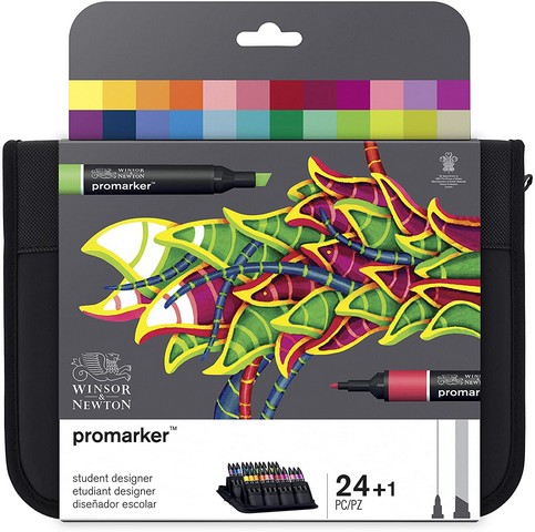 WINSOR NEWTON PROMARKER ÇANTALI SET 24RENK