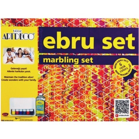 ARTDECO EBRU SETİ MİNİ 6.LI KOD : LK.Y-016-ES6 