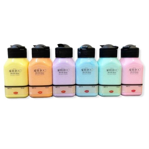 ARTDECO AKRİLİK BOYA6X75ML SET PASTEL RENKLER