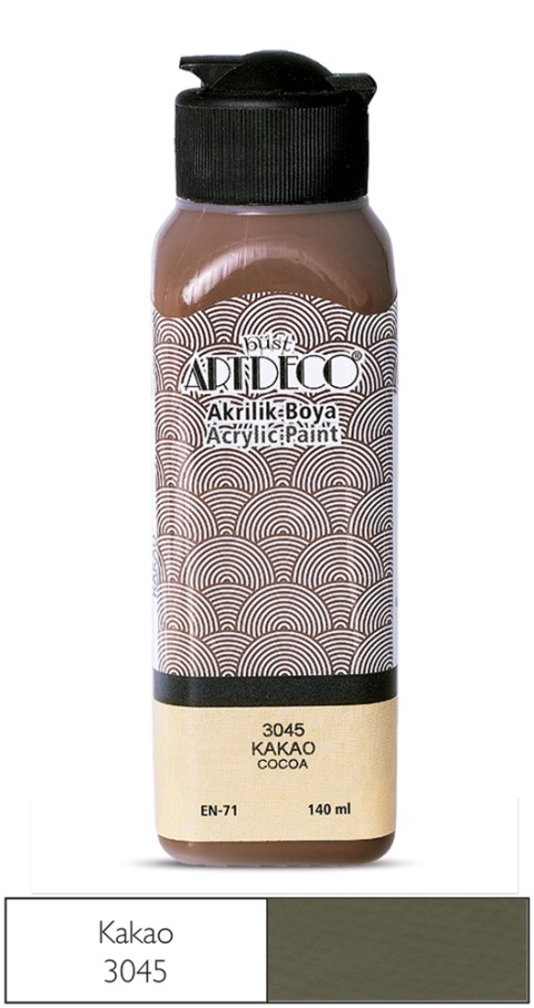 ARTDECO AKRİLİK BOYA 140ML KAKAO 3045