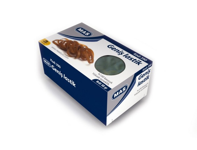 MAS PAKET LASTİĞİ 390 100/65mm GENİŞ 50 gr KUTU