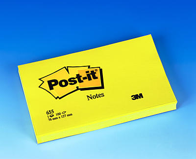 POST-İT 76X127 KOD:655 SARI  