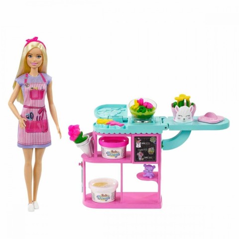 BARBİE ÇİÇEKCİ BEBEK VE OYUN SETİ GTN58