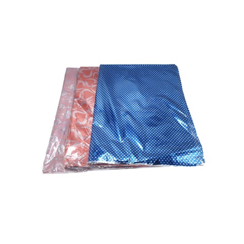 HEDİYE PAKET KAĞIDI METALİZE 30X45 - 100.LÜ PK