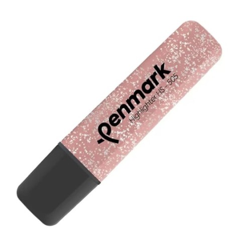 PENMARK FOSFORLU KALEM HS-505 METALİK SİMLİ KAHVE