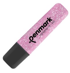 PENMARK FOSFORLU KALEM HS-505 METALİK SİMLİ PEMBE