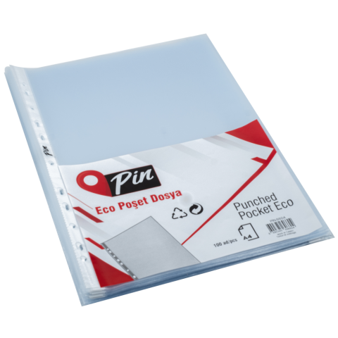 PİN POŞET DOSYA A4 100 LÜ PK 