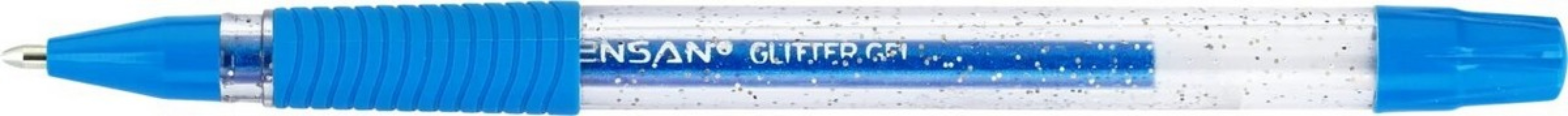 PENSAN SİMLİ KALEM JEL GLİTTER 1MM MAVİ