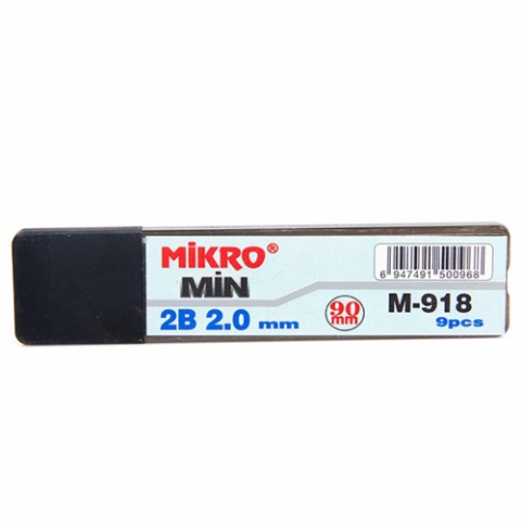 MİKRO MİN UÇ 2.0 mm 2B 90 mm SİYAH (M-918)