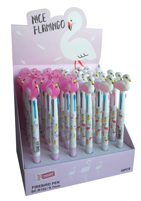 MİKRO SC-R102-36 FLAMİNGO 2 RENK TÜKENMEZ KALEM