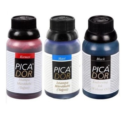 PİCADOR ISTAMPA MÜREKKEBİ MAVİ 30cc