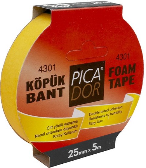 PİCADOR KÖPÜK BANT 25X5M  4301