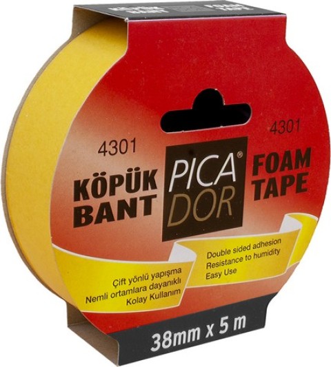 PİCADOR KÖPÜK BANT 38X5M  4301
