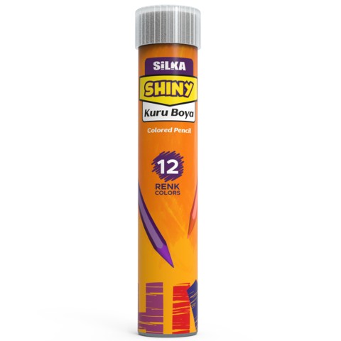 SİLKA KURU BOYA KALEMİ 12 Lİ RENK TÜPTE HS12-12T 