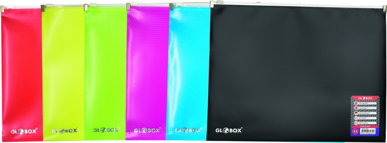 GLOBOX FERMUARLI DOSYA A4 NO:6460 RENKLİ 