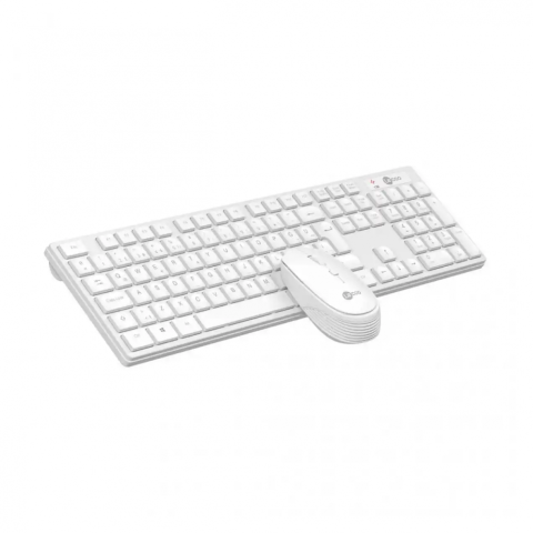 LECOO KM 2001 KABLOZU KLAVYE + MOUSE SET BEYAZ 
