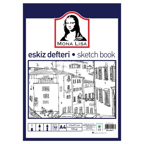 MONALİZA ESKİZ DEFTERİ A4 120GR 50YP